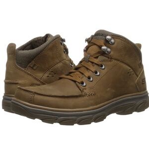 Skechers Men's Tan Leather Boots